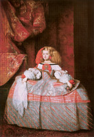 Velázquez and Juan Battista Martínez del Mazo, Infanta Margarita in Pink and Silver