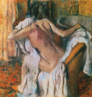 After the Bath, Woman Drying Herself