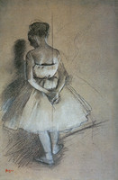 Dancer Standing, her Hands Crossed Behind her Back