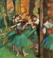 Dancers, Pink and Green