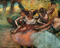 Four Ballerinas on the Stage