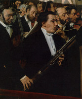 The Orchestra at the Opera (detail)