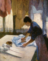 Woman Ironing