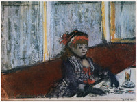 Young Woman in a Café