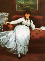 Repose (Portrait of Berthe Morisot)