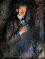 Self-Portrait with Cigarette