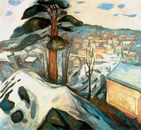 Winter Landscape near Krageroe