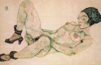 Nude with Green Turban