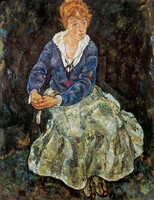 Edith Schiele, the Artist’s Wife, Seated