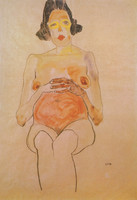 Red Nude, Pregnant