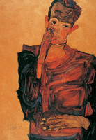 Self-Portrait with Hand to Cheek