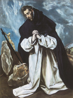 St Dominic in Prayer