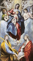 The Virgin and Child with St Martina and St Agnes