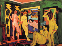 Bathers Indoors