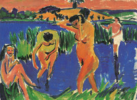 Four Bathers