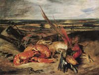 Still-life with Lobster and Hunt and Fishing Trophies