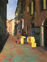 Alte Straße in Nizza