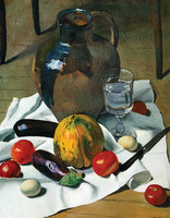 Nature morte à la grande jarre de terre