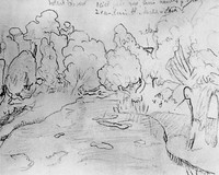 Study for "Landscape of Arques-la-Bataille "
