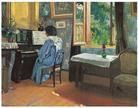 Woman at a Piano