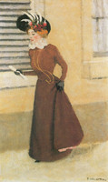 Woman in a Feathered Hat