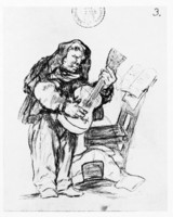 Friar Playing the Guitar