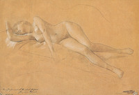 Female Nude Lying Down