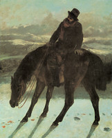 Hunter on horseback