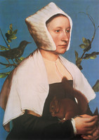 A Lady with a Squirrel and a Starling (Ann Lovell?)