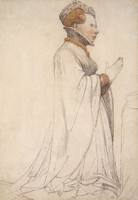 Jeanne de Boulogne, Duchess of Berry, study of a sculpture by Jean de Cambrai