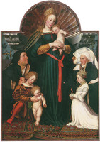 The Darmstadt Madonna or The Madonna of Jacob Meyer zum Hasen, 1526