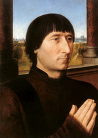 Portrait of Willem Moreel, Burgomaster of Bruges from 1478 to 1483 (left shutter of a triptych)