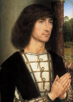 Portrait of a Young Man at Prayer (left panel of a diptych)