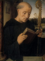 Hl. Benedikt (linker Flügel des Benedetto Portinari-Triptychon)