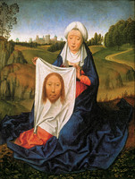 Hl. Veronika (Rückseite des Triptychon des Jan Floreins)