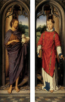 Saints John the Baptist and Lawrence (shutters of the Pagagnotti Triptych)