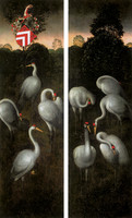 The Cranes (reverse of the Pagagnotti Triptych)