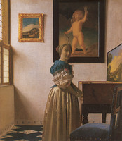 Lady Standing at a Virginal