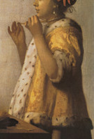 Woman with a Pearl Necklace (detail)