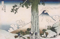 Mishima Peak in Kai Province (Koshu Mishima-goe), from the series Thirty-Six Views of Mount Fuji (Fugaku Sanjurokkei)