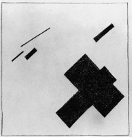 Composition of Suprematist Elements Expressing the Sensation of Flight