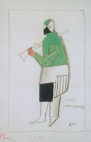 Costume for Victory over the Sun by Matyushin and Kruchonykh, “Ill-intentioned”