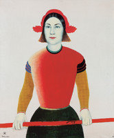 Girl with a Red Pole