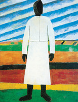 Peasant with Black Face, motif: 1911-1912