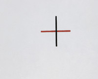 Suprematistisches Kreuz, Motiv: 1916