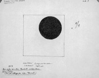 The Basic Suprematist Element: the First Suprematist Form to Develop out of the Square (the Circle), motif: 1915