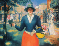 The Flower Girl III, motif: 1904-1905