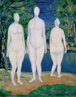 Trois Baigneuses, motif réalisé vers 1910