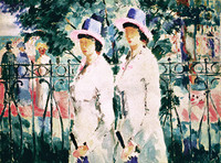 Two Sisters II, motif: 1910