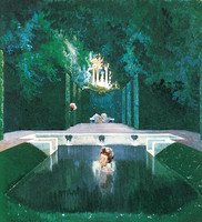 Alexander Benois, Bath of Marquise